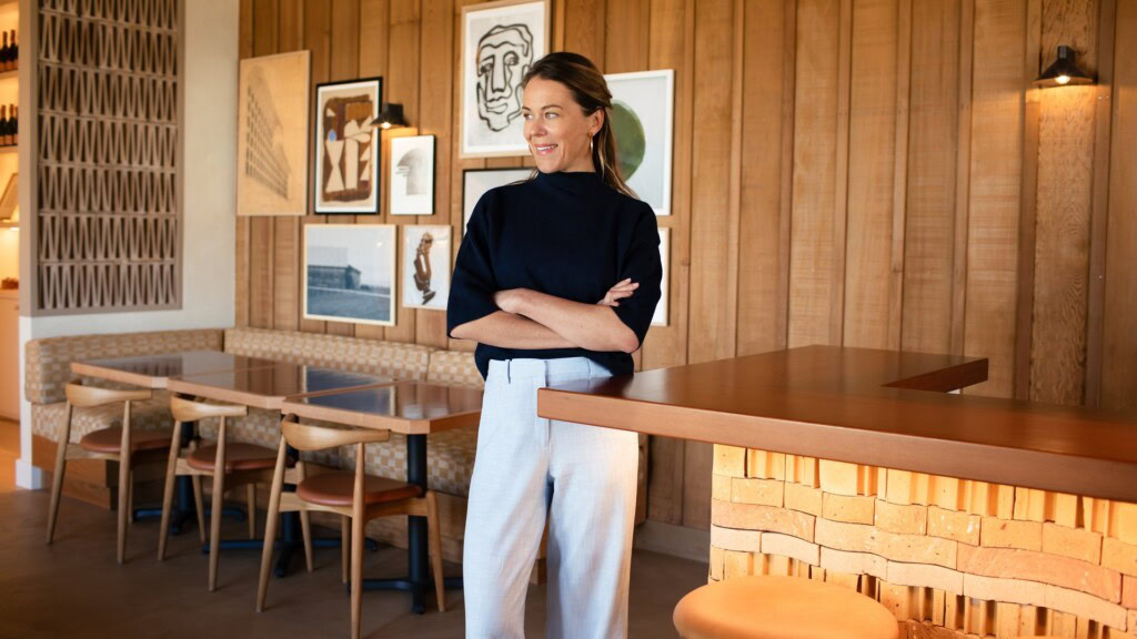 Julia Rouzaud, designer of the Roederer Estate Hospitality Center.